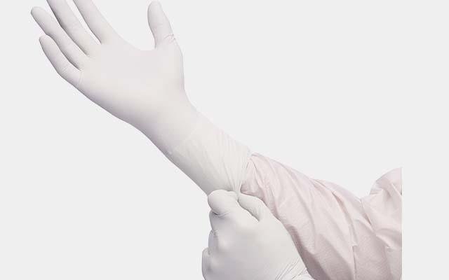 "クリーンルーム用ニトリル手袋"